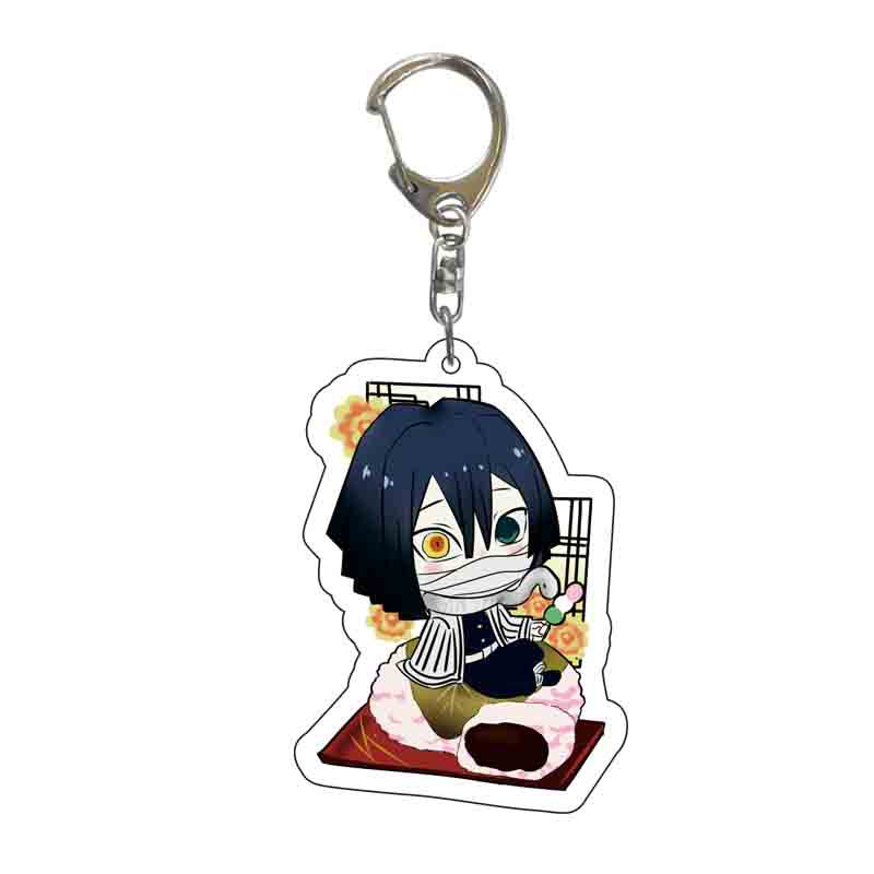 Demon Slayer Kimetsu No Yaiba Infinity Castle Acrylic Key Ring Kamado Nezuko Tokitou Muichirou Action Model Figure Toys Premium Quality