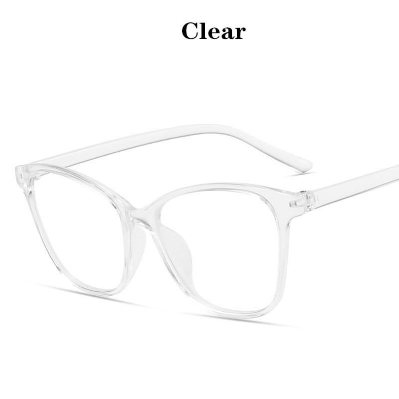 

Винтажные женские прозрачные очки «кошачий глаз», компьютерные оптические очки для близорукости, пластиковые очки в оправе, мужские прозрачные очки