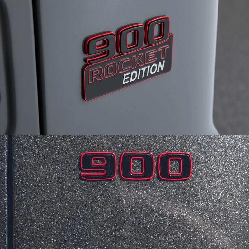 3D Premium 700 800 900 ROCKET EDITION Letters for G W463 W464 G500 G63 G350 car Engine Hood Fender trunk Tail Rear Decal Emblem Badge Sticker
