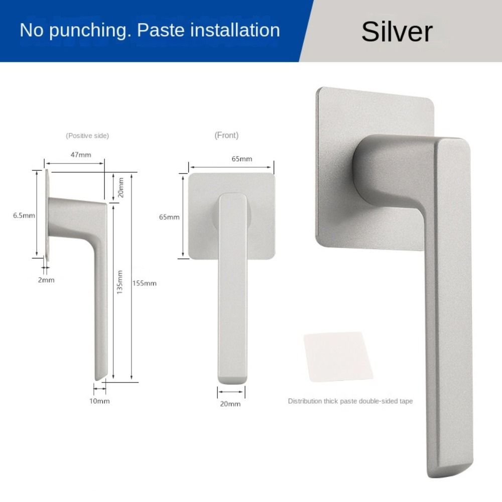 

Модная ручка для двери из алюминиевого сплава, самоклеящаяся, без пробивки, многофункциональная фурнитура, дверная ручка для кухни