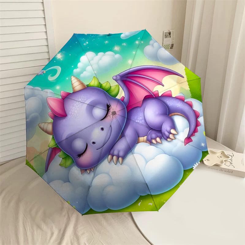 

1PC Dragon Umbrella-8-Rib Reinforced, Automatic Open, Lightweight & Durable, Fashion Accessory for Outdoor, J0350