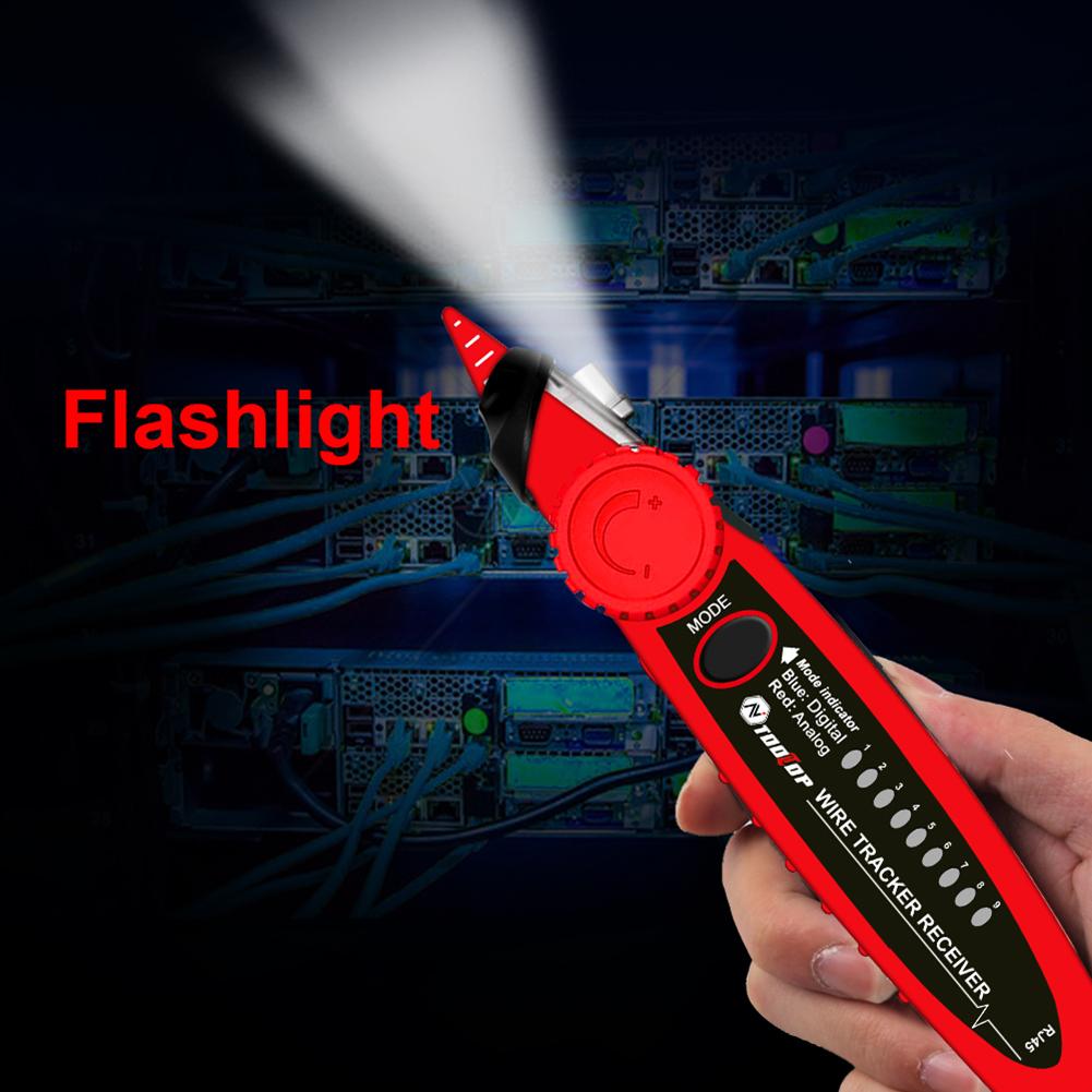 3in1 Multimeter Analogs Digital Search Network Cable Tester POE Test Cable Finder Multifunctional for Voltage Continuity Testing