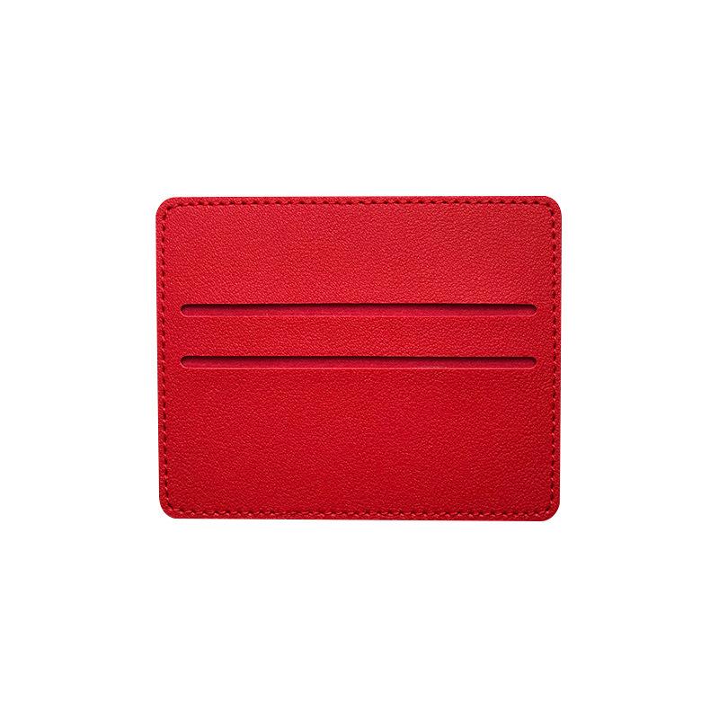 Multi-card card bag, female bus card holder, bank card, credit card, leather card holder, card bag customization