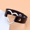 Fashion Punk Style Gothic Hip-Hop Studded Pu Leather Bracelet Suitable For Daily Festival Party Wear Carnival Couple Bracelet