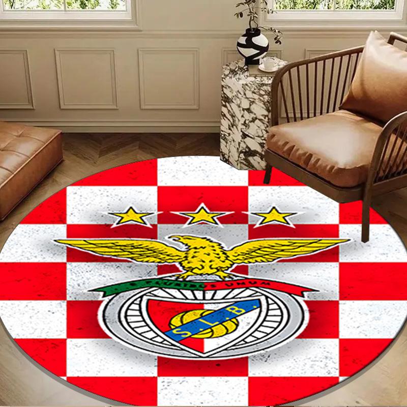 Football Club Eagle Round Rug for Livingroom,Bedroom, Palyroom, Chair Rug, Area Rug, Circle Carpet, Large Size Fan Christmas Gift
