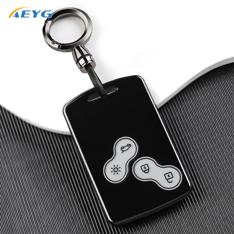 Tpu Auto Shell Fob Holder Accessories For Renault Clio 4 Captur Megane 3 Scenic Fluence Zoe Koleos Laguna Nema Stage Keychain