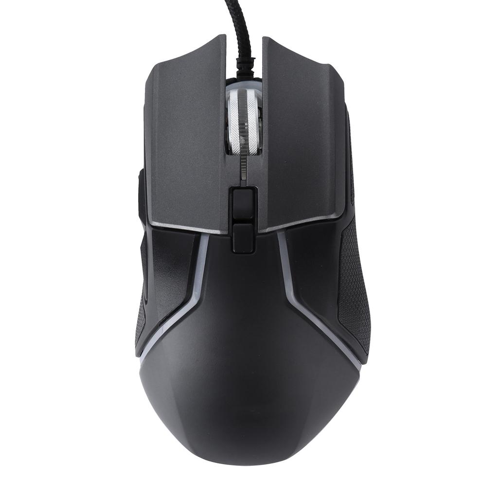 Gaming Mouse Adjustable DPI Mechanical Ergonomic RGB Lighting Wired Mice for Gamer Desktop Laptop