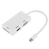Bolt Mini Thunder Dp To Vga Hdmi Dvi 3in1 Adapter Converter Cable Display Port