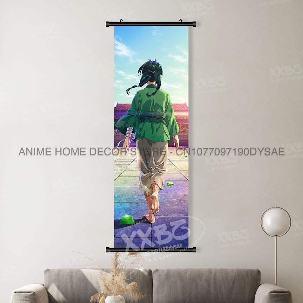 Japanse Anime The Apothecary Diaries Woondecoratie Hangend Schildersdoek Canvas Print Wandkunst Rolletjes Afbeelding Kamer Decoratie Poster (as the picture,40x120cm(16x48inch))