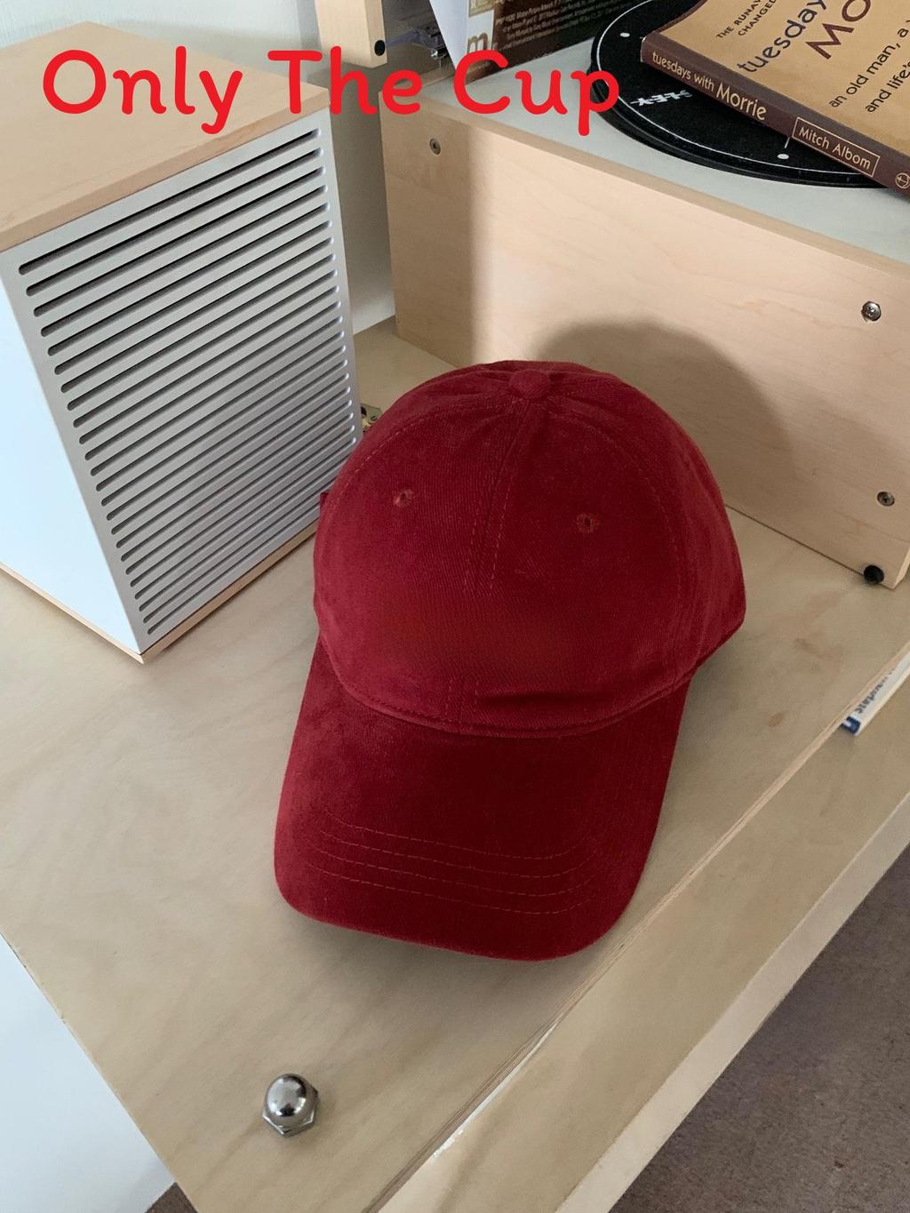 

Baseball Cap Women Men Embroidered Cotton Summer Sun Protection Adjustable For Casual Wear бордовый