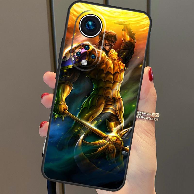 Escanor Seven Deadly Sins Pouzdro pro Honor 50 Pro Huawei P30 Lite P40 P20 P50 Pro P Smart Z 2019 Mate 20 Lite Kryt
