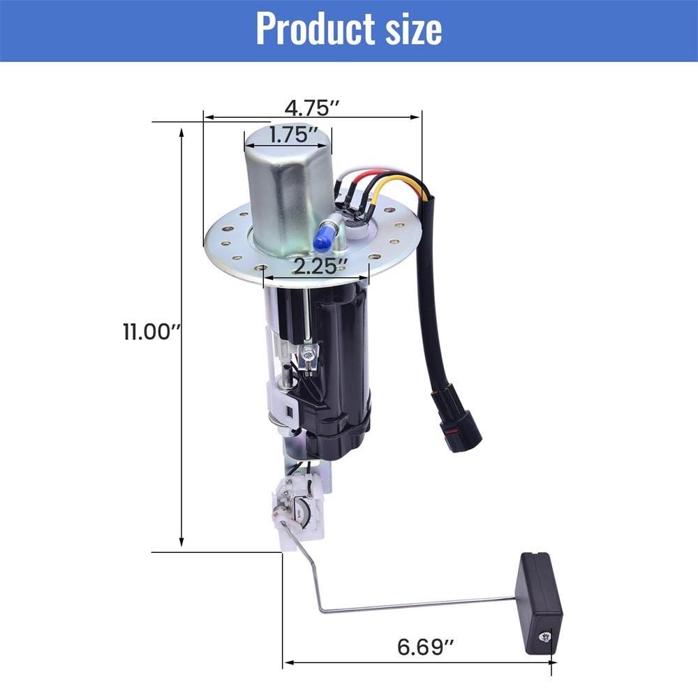 Fuel Pump Assembly 4Pins 15100-24FB0 For Suzuki 1999-07 Hayabusa GSX1300R 1300RZ