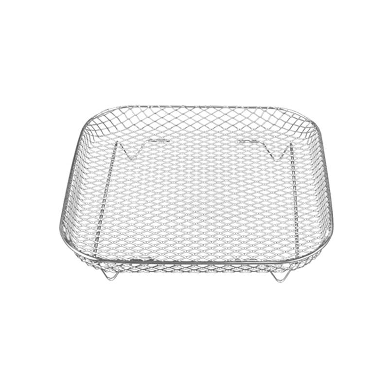 1-lags/3-lags rustfritt stål Airfryer Grill Grønnsaks Kjøtt Dehydreringsstativ Oljeavløpskurv Stekt Kyllingstativ Stabling Rac