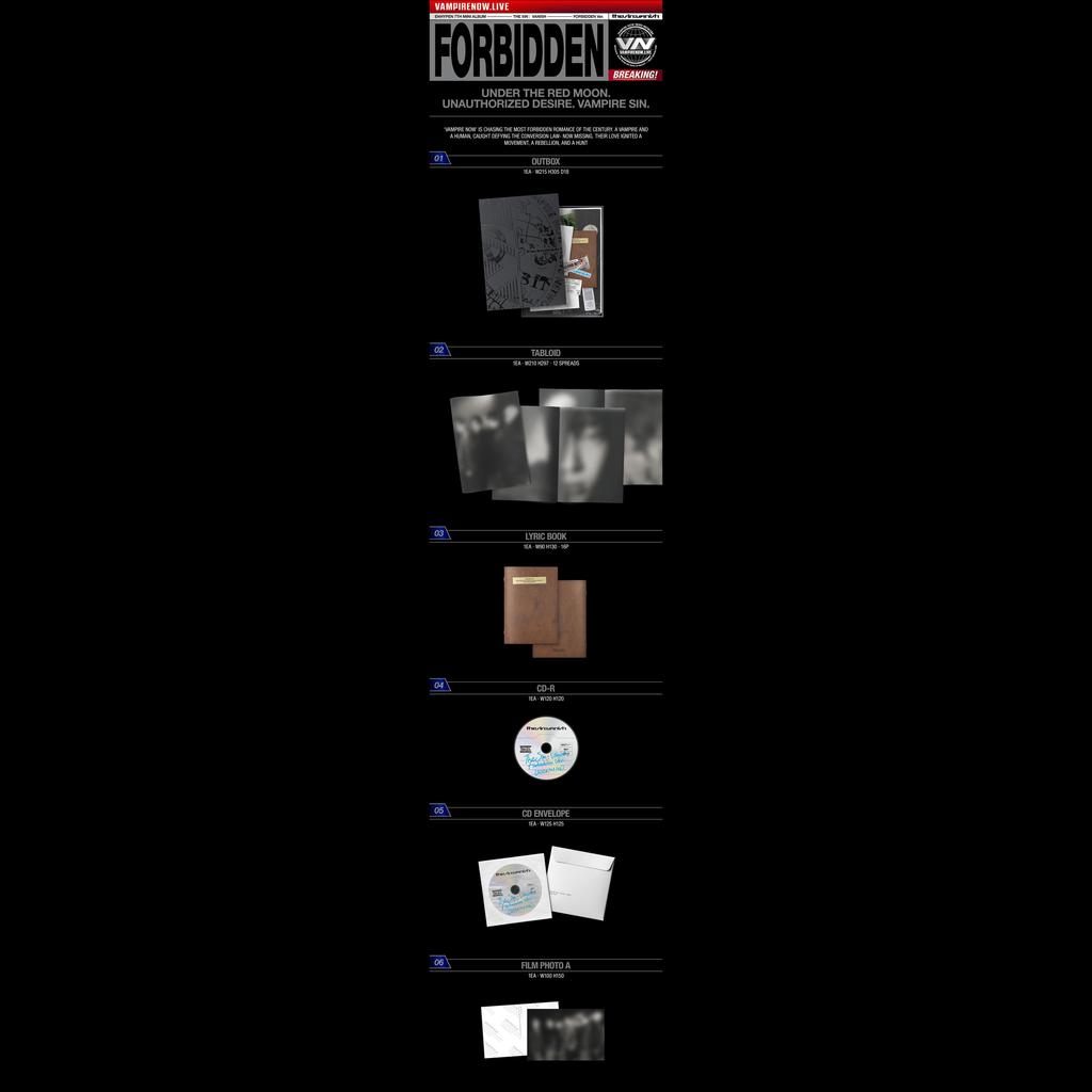 ENHYPEN THE SIN : VANISH [FORBIDDEN Ver. / AFTERLIGHT Ver. / STORM Ver.] + Free Gift