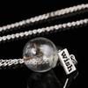 Dandelion Glass Fashion Bottle Girls Necklace Simple Decorative Accessories