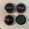 4PCS 56mm Car Wheel Hub Cover Emblem Sticker Accessory For Fiat Abarth 500 Tipo FR Panda Argo Freemont Viaggio Bravo Punto Doblo