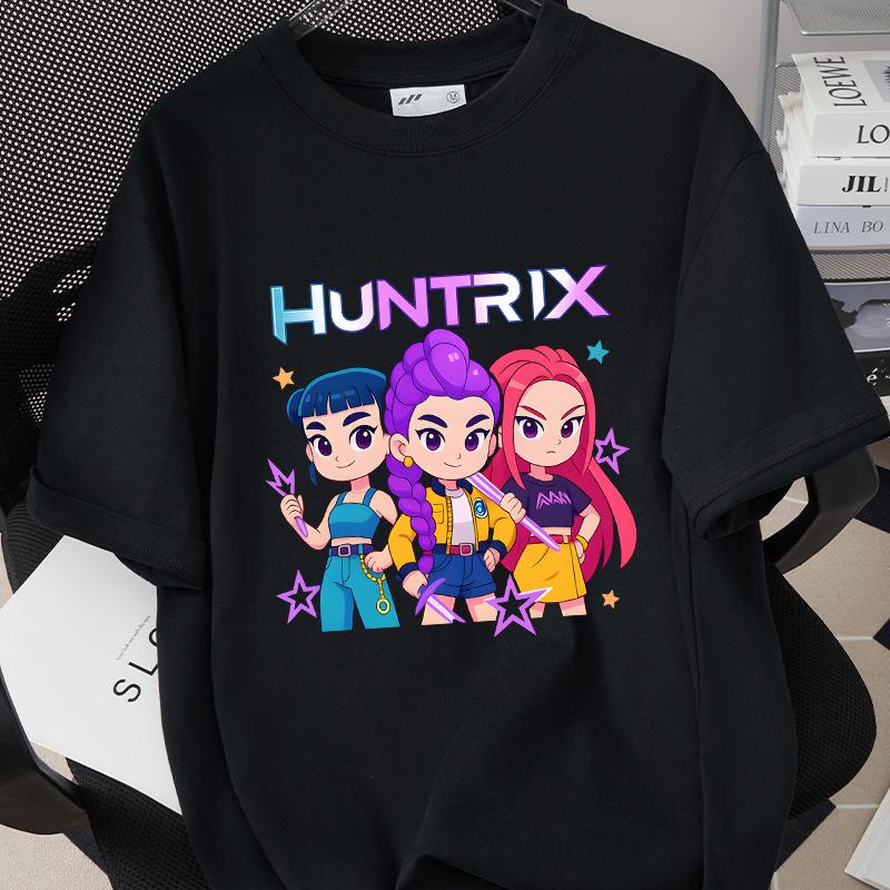 

Unisex T-Shirts Witch Hunt Hot Sell Print T-shirt Loose Cotton Short Sleeve XXXL чёрный