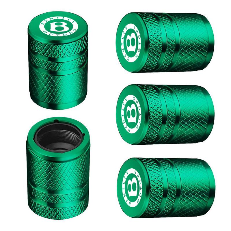 5Pcs Alloy Car Wheel Tire Valve Cap Dustproof Waterproof Cover For Bentley Continental GT MULLINER Bentayga Flying Hurtling Spur FZWEY