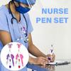 Umfassendes Krankenpflege-Schreibwaren-Praktisches Krankenschwestern-Stiftset mit feinen Schreibgeräten und Ausweis-Zubehör