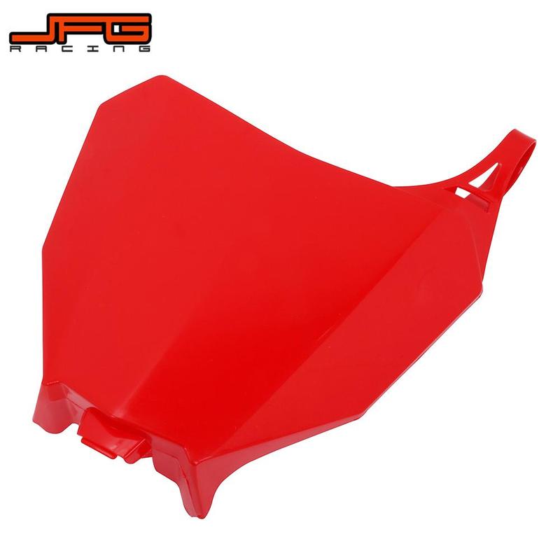 Motorcycle Front Number Plate For Honda CRF250R CRF450R CRF 250R 450R    CRF250RX CRF450RX CRF 250RX 450RX