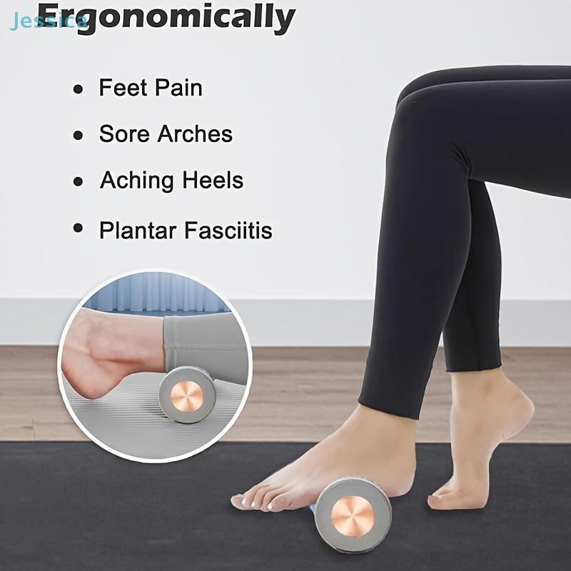 Yoga Plantar Fascia Roller Foot Massage Muscle Roller Exercise Fitness Trainer Meridian Stimulator Tool Manual Foot Massager