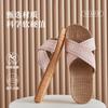 Linen Slippers Deodorant and Non-slip Indoor Cotton and Linen Cool Slippers Women's Summer Breathable Home Leisure Sandals Free Shipping