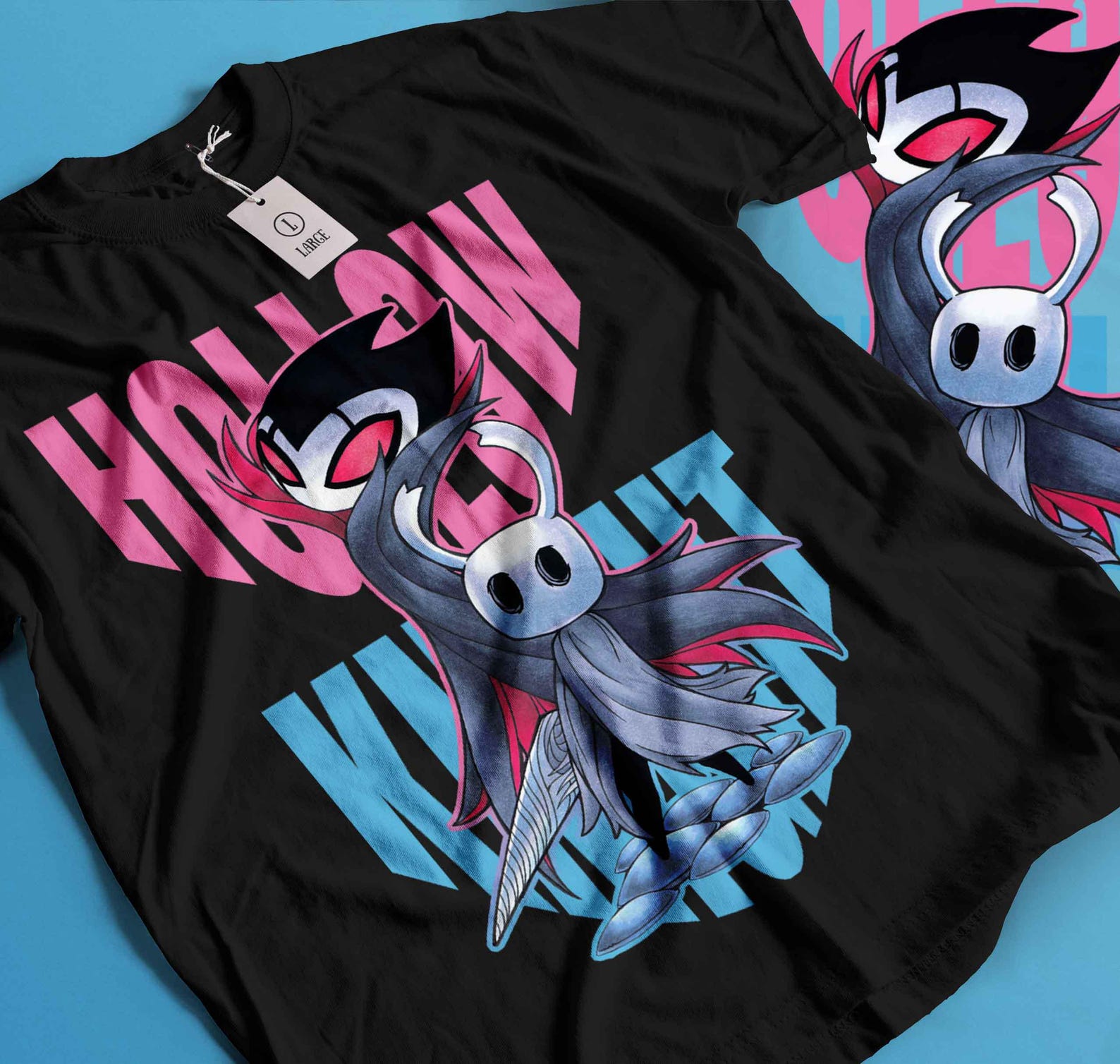Unisex Hollow Knight Gaming T-Shirt, Indie Shirt, gift for gamer S