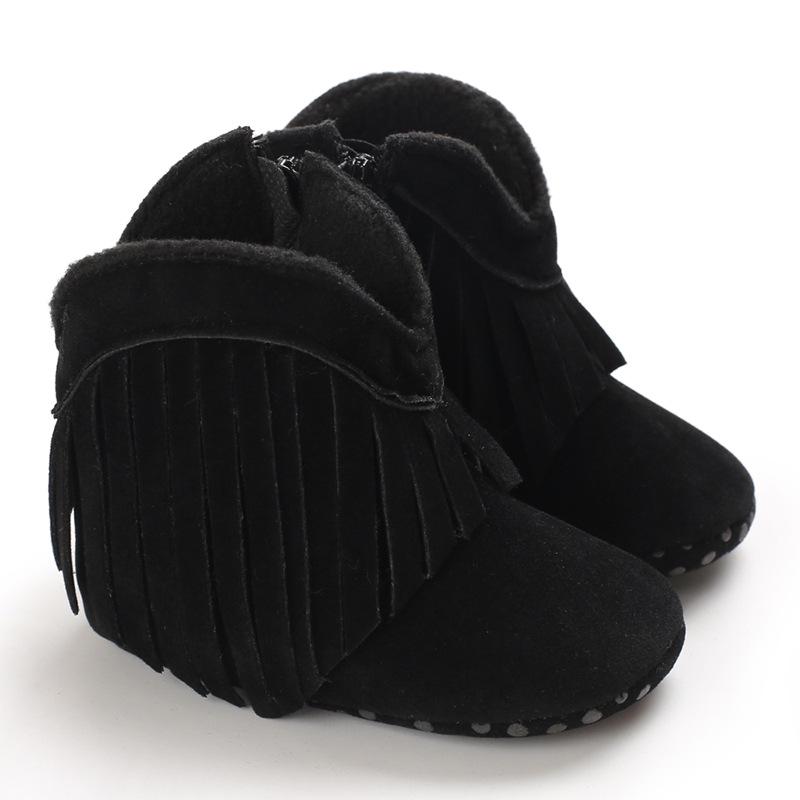 Stylish Tassel Baby Boots for Girls (0-1 Year)