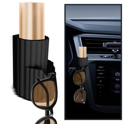 Includes Eyeglass Hanger Lip Balm Holder Silicone Car Mount Lip Salve Storage Rack Unisex Men Women Lip Stick Organizer