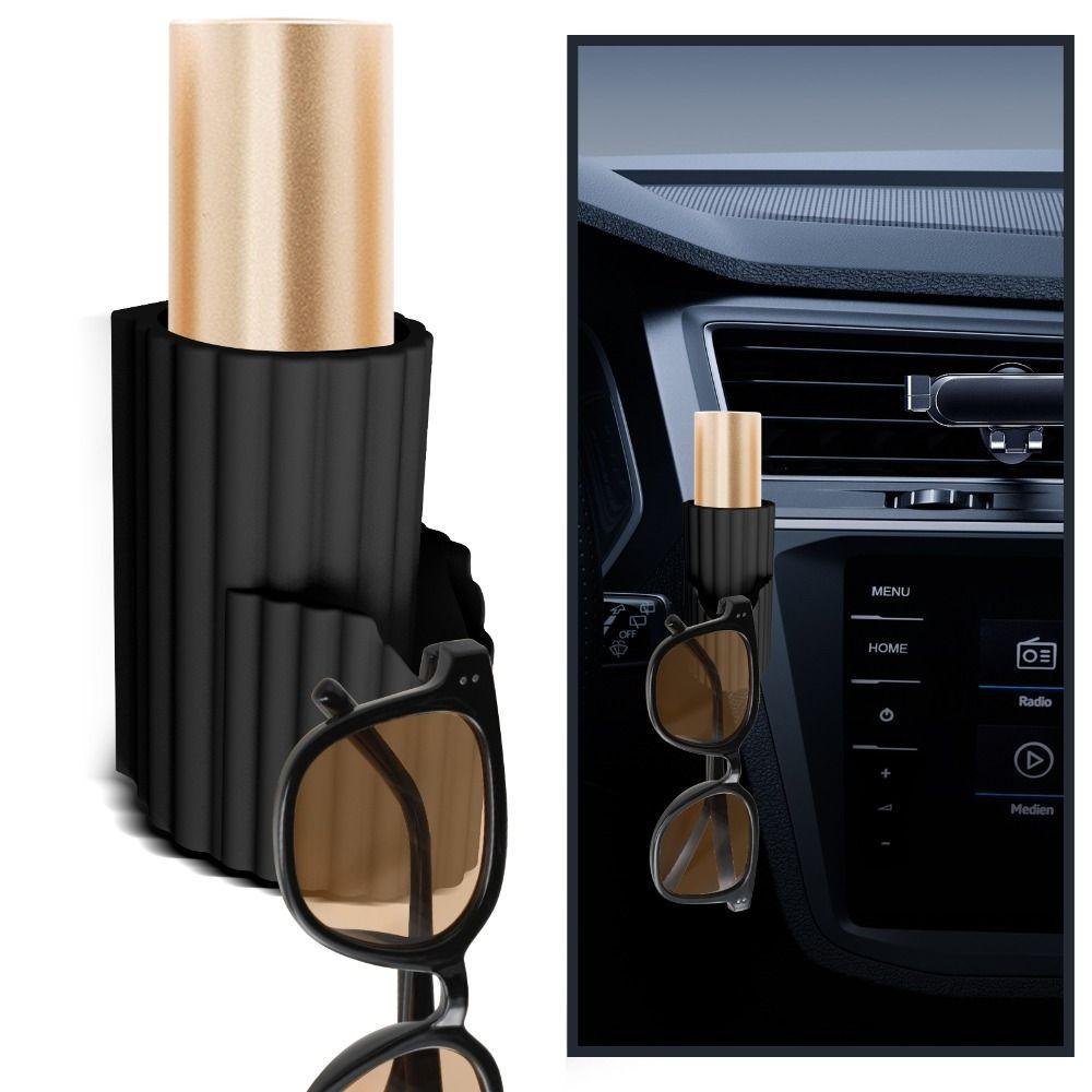Includes Eyeglass Hanger Lip Stick Organizer Car Mount Lip Salve Storage Rack  Vehicle Interior