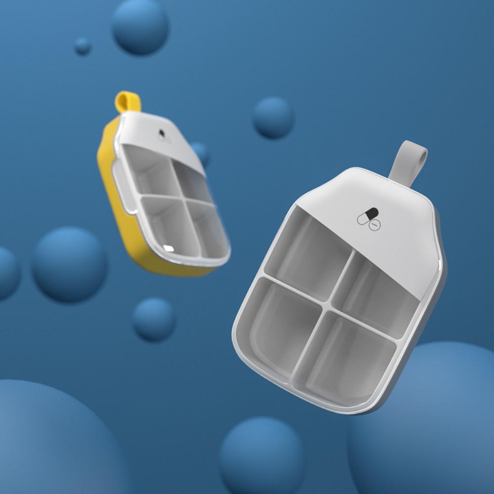 

Dustproof Weekly Pill Case 5 Grids Pill Container Organizer Multi Grid Split Package