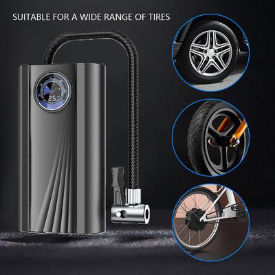 12V Bil Däckpump Hög Precision Mini Däckpump Snabb Uppblåsning Elektronisk Uppblåsbar Pump För Motorcykel Bil Cykel