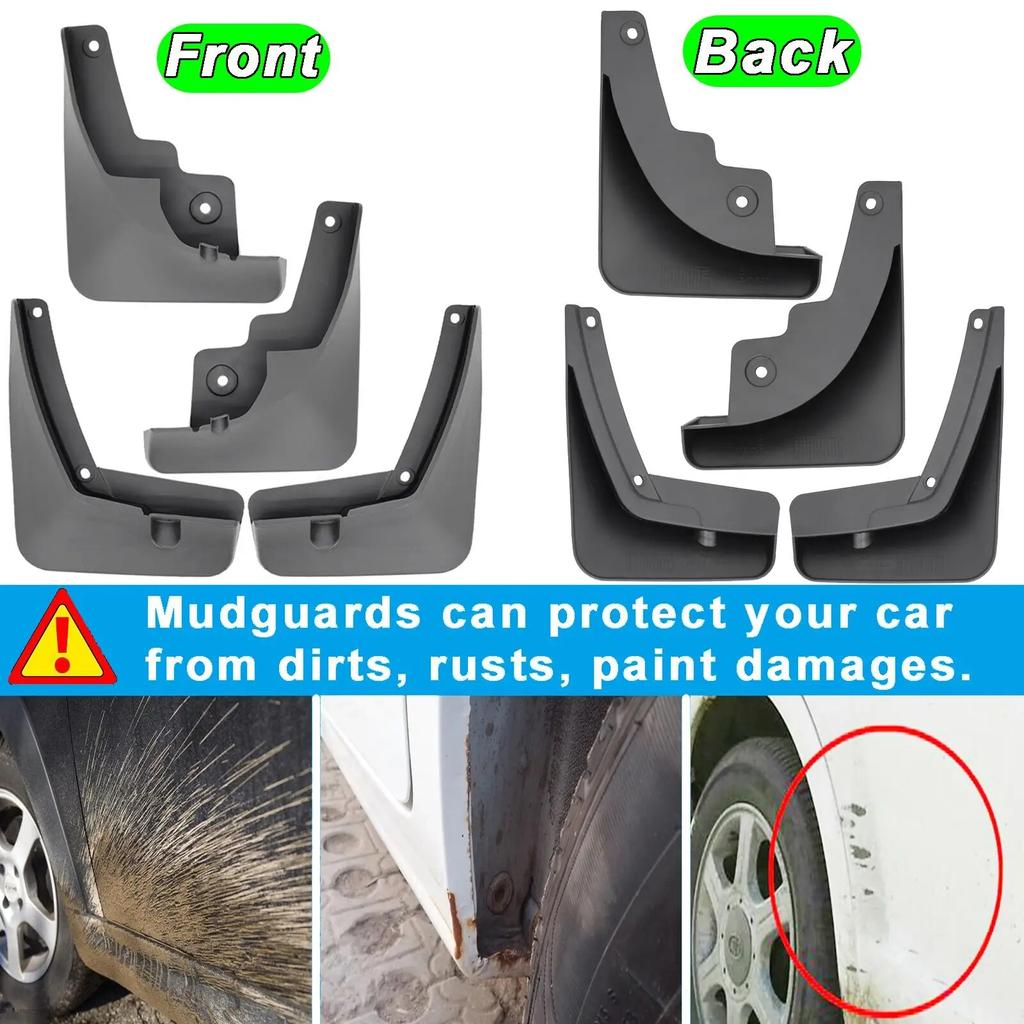 Splash Guards For Ssang Yong Ssangyong Korando C300 4th Gen Mudflaps Mud Guards Flaps Fender Front Rear Styling