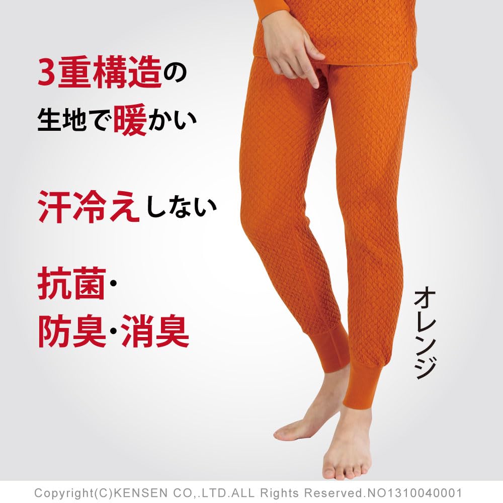 Mallas de Acero Térmico Hidamari Chomolungma 8848 para Hombre, Apertura Frontal, Ropa Interior, Sapium, Triple Capa (JP, Alfabeto, L, Gris)