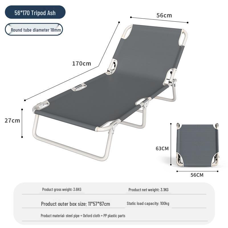 Portable Multifunctional Foldable Nap Bed for Office, Home, and Camping