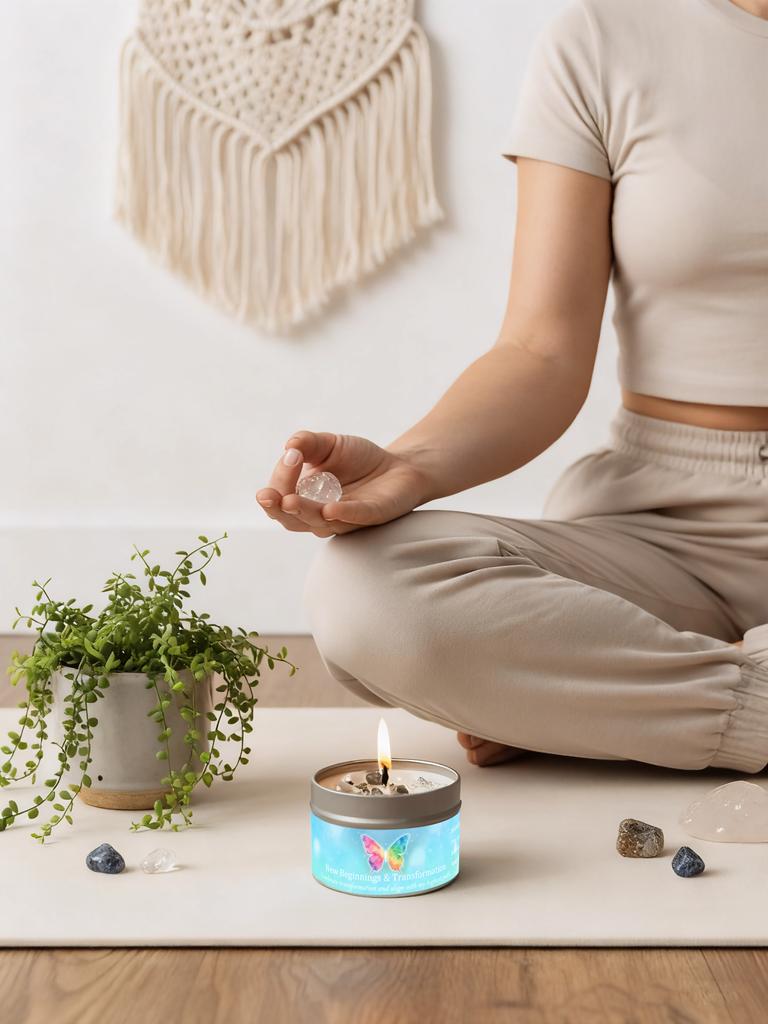 EVODUCK Law of Attraction Sacred Candle for Deep Focus, Meditation, Yoga & Reading | Christmas, Birthday Gift for Women, Friend