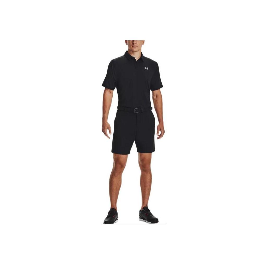 Under Armour Breathable Loose-Fit Golf Polo Shirt Men Tops Black 1365512-001
