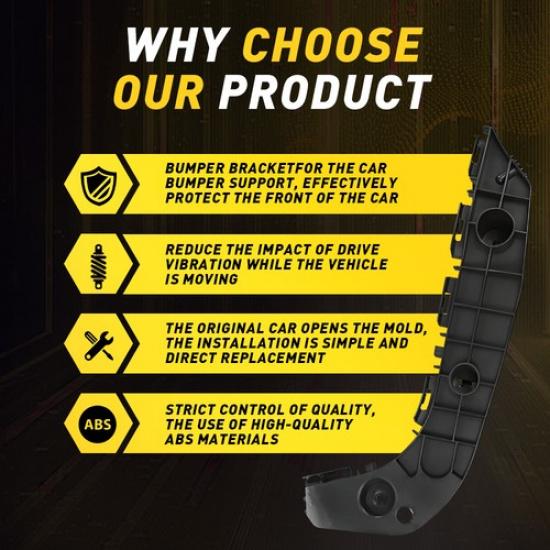 Bumper Retainer Set For 2014- Toyota 4Runner Front 5211535153 5211635152