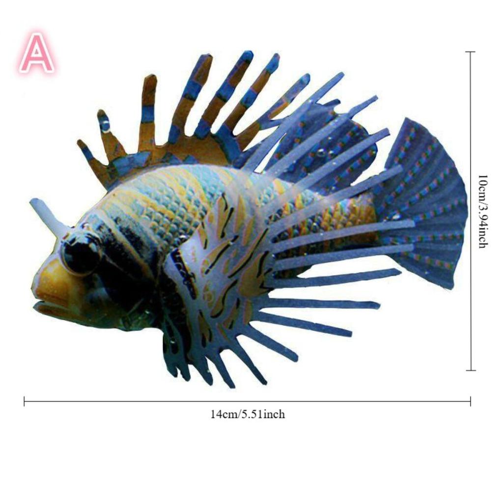 Dekoracje do akwarium Wystrój domu Świecące w ciemności Sztuczna ryba Skorpionowa Ozdoba do akwarium Meduza do akwarium