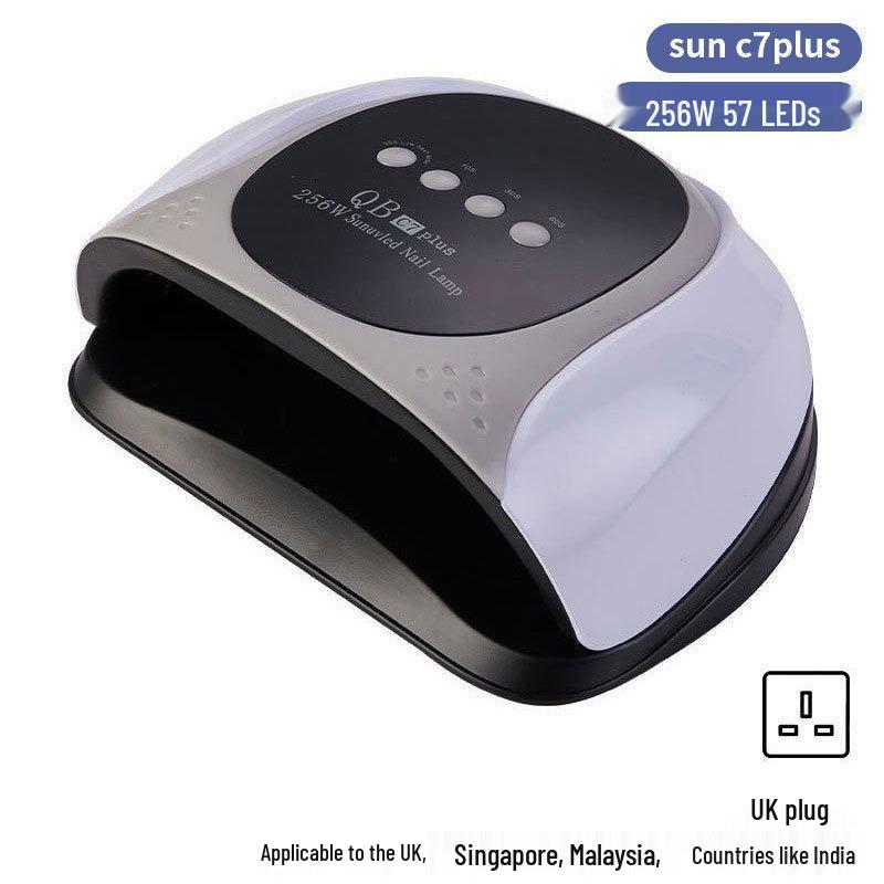 Dazzling 256W LED Nail Curing Lamp, Quick Dry Gel Lamp for Salon Use