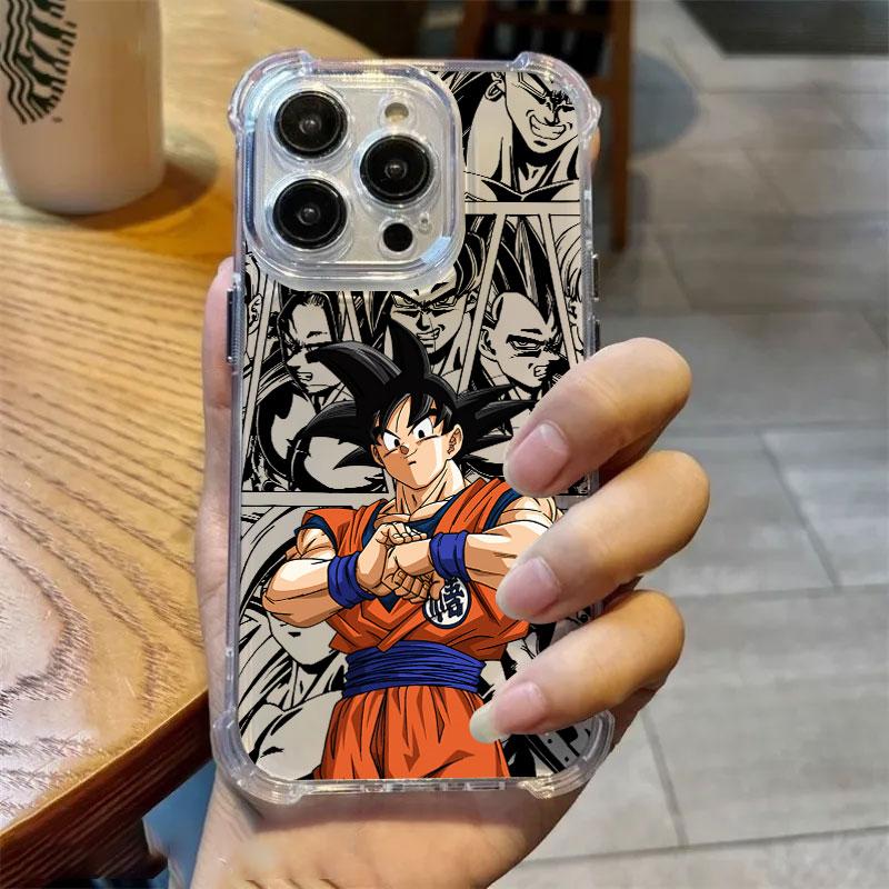 Goku Kakarot Dragons Ball Vegeta Phone Case Clear For iPhone 17 16 14 15 11 12 13 Pro Max 16E 15 16 Plus 17 Air Anti-fall Cover
