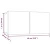 VidaXL Meubles TV muraux 4pcs Sonoma gris 60x30x30cm Bois d'ingénierie 3120204