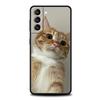 Kawaii Liebe Katze Handyhülle Für Samsung Galaxy S25 Edge S24 S23 S22 S21 Ultra S20 FE 5G S10 S10E S9 Plus Weiche TPU Hülle