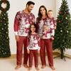 Print Cute Family Set Pajamas, Home Clothes, Family Set Long Sleeve Top Pants Set