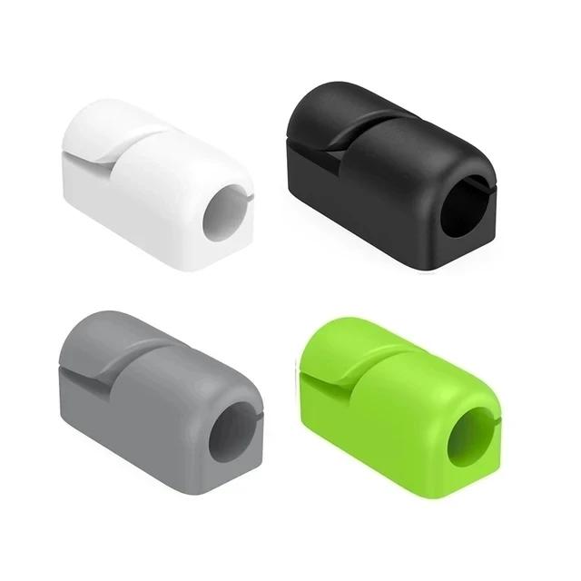 Cable Organizer Management Wire Holder Flexible USB Cable Winder Tidy Silicone Clips For Mouse Keyboard Earphone Protector