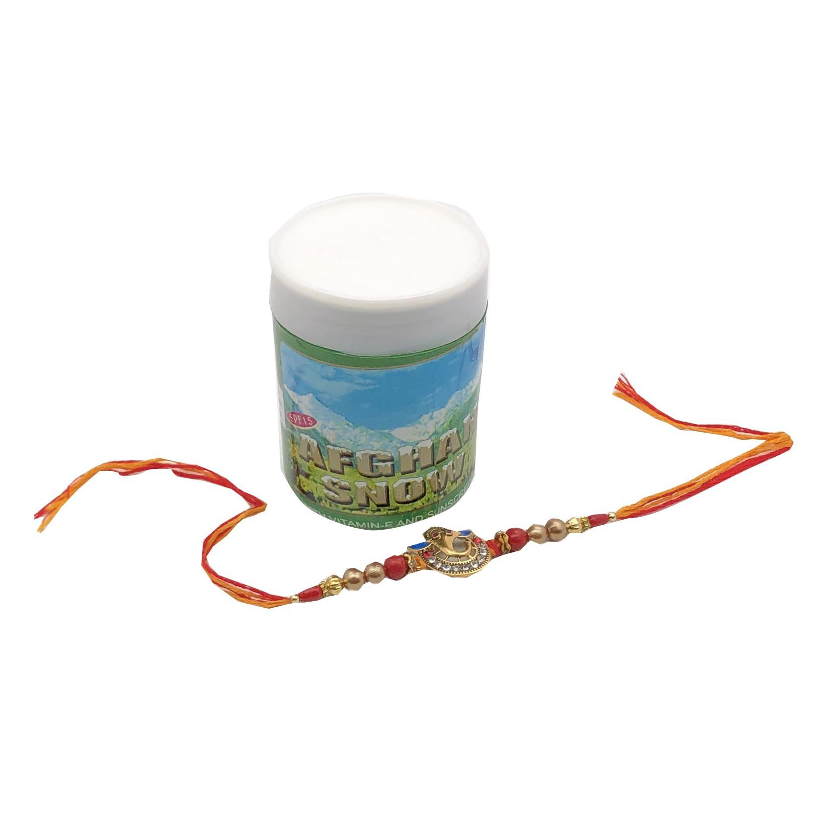 

RSINC Afghan Snow Skin Cream from india (1x100 gm) with free Rakhi for your brother 9F-TQZE-6TLI