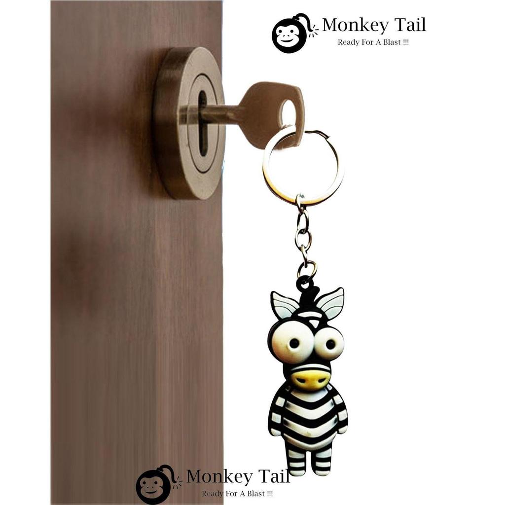 12 Pcs Jungle Animal Theme Keychains As Birthday Return Gifts for Kids of All Age Groups