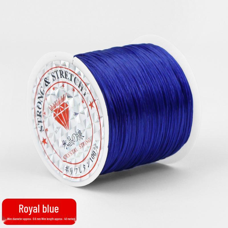 High Elasticity Wear-Resistant Beading Cord, 50 Meters - Ideal for DIY Crystal and Agate Projects