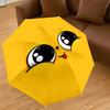1PC Eyes Tongue Umbrella-8-Rib Reinforced, Automatic Open, Lightweight & Durable, Cute Fashion Accessory for Outdoor, Beach, or Casual Use, Beach Umbr