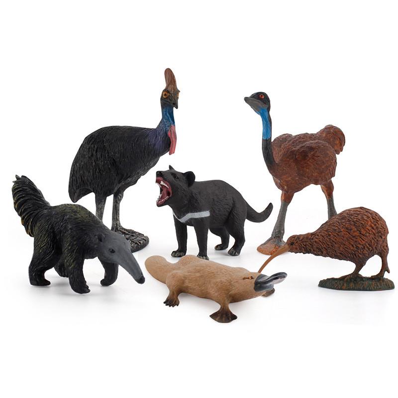 Anteater Platypus Animal Figures Set With Pvc Material For Educational Display And Collectors